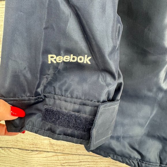 VTG Reebok NHL New York Rangers Embroidered Park Jacket Youth Size XL 18-20 Blue - Picture 9 of 16